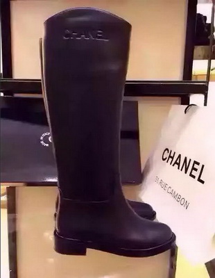 CHANEL Knee-high boots Lined with fur Women--017